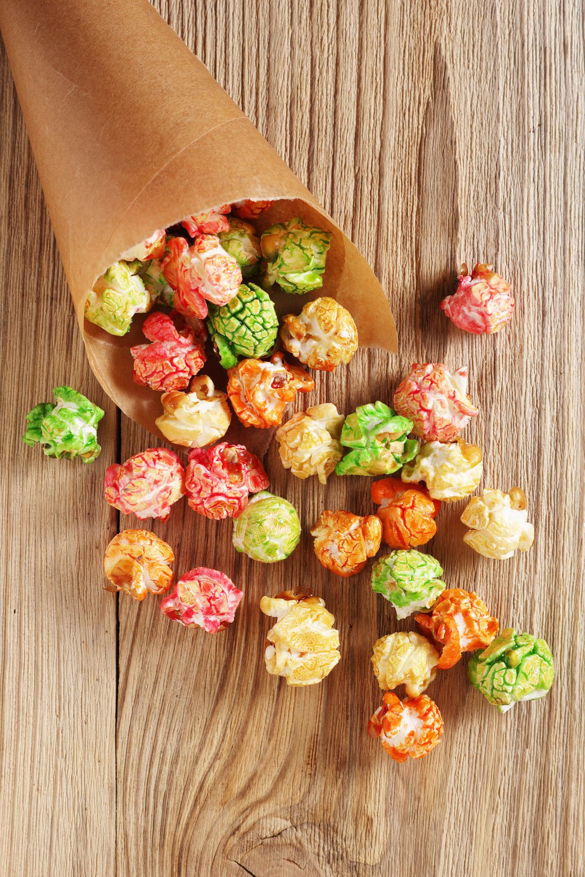 Caramel candy popcorn